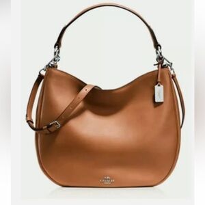 Coach Glove Tanned Leather Saddle Brown Nomad Hobo Bag